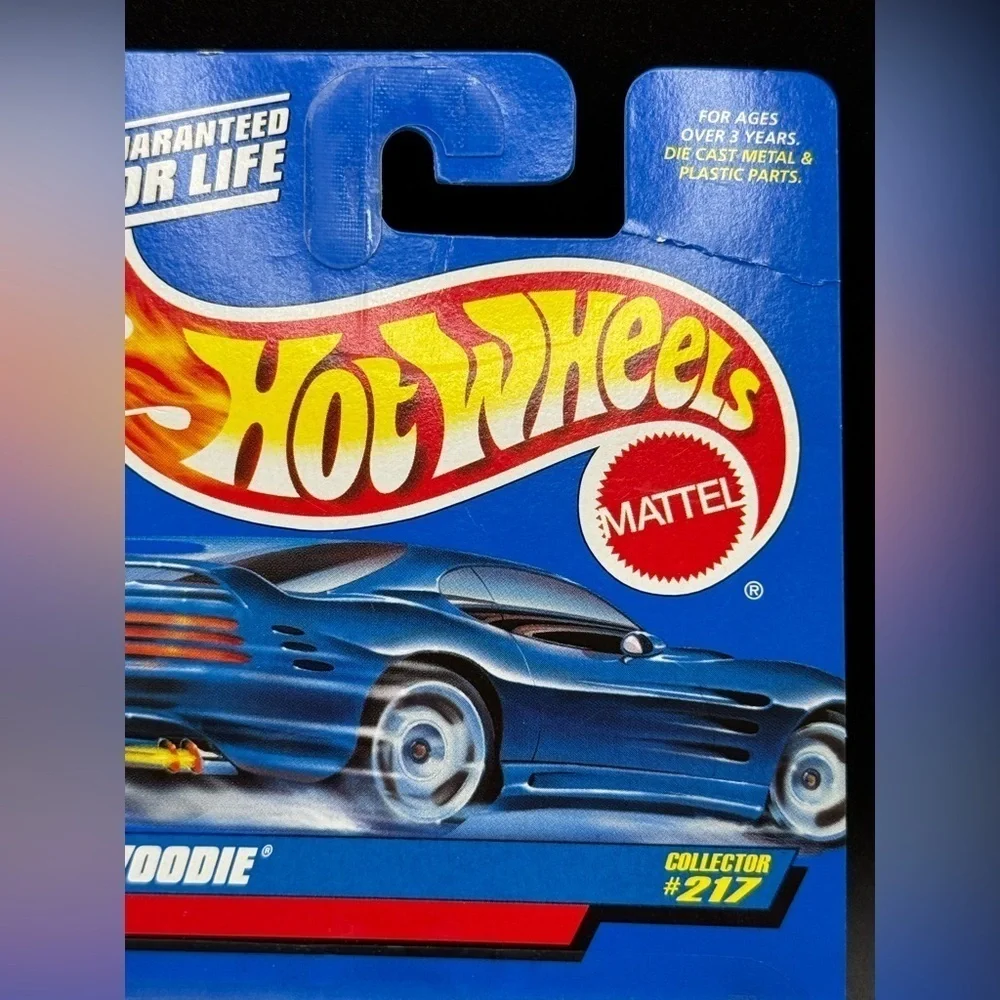 NIB Hot Wheels Teal & Black (1997) Mattel '40s Woodie Toy Car #217